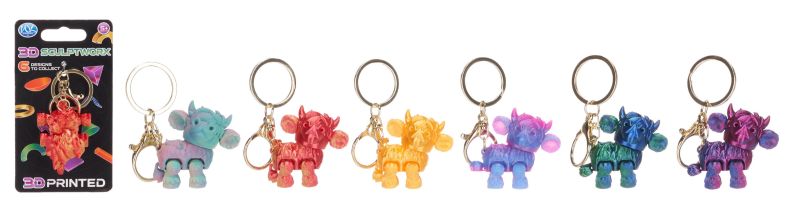 3D PRINTED HIGHLAND COW in PLA 5cm 6ass (In Box xcm)…x288